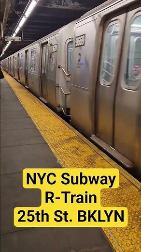 NYC Subway R-train at 25th in Brooklyn
