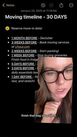30 Day Moving Timeline | Ready to Move in One Month
