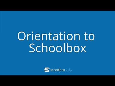 Orientation to Schoolbox Learning Management System and School Portal
