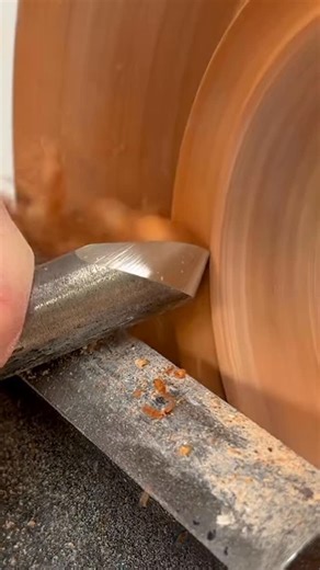 Henry Keate Carpentry on Instagram: "YEW Winged Monster! #woodturning #wood #instagood #reels #satisfying #carpentry"