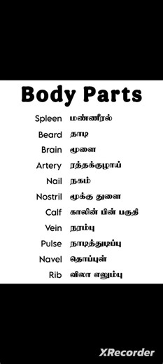 Vocabulary in English vs Tamil#Spoken English-#English #howtoimprovespokenenglishintamil