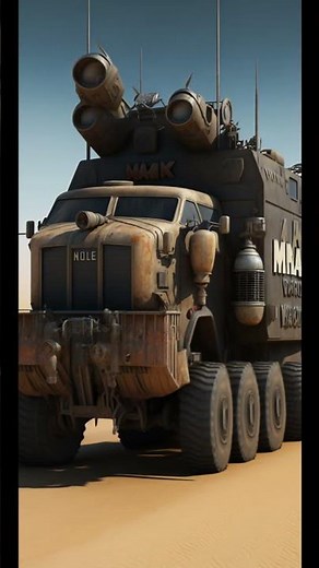 Mad Max Truck. Created with AI