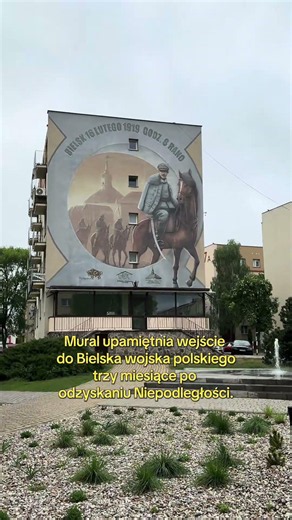 Mural Bielsk Podlaski #polska #historia #historia #zwiedzanie #travel