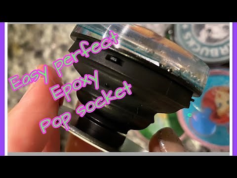 The easiest way to make personalized Epoxy pop sockets.