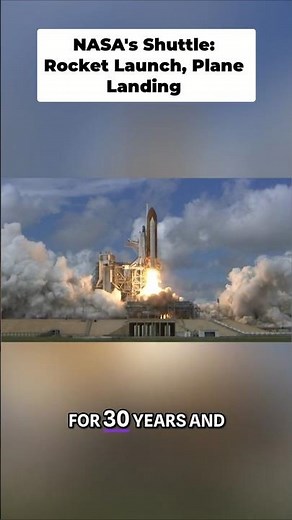 NASA's Space Shuttle: Reusable Rocket to Runway #shorts