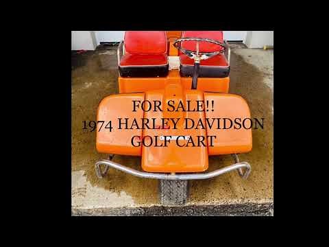 1974 Harley Davidson Golf Cart