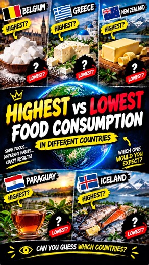 5 Food Consumption Facts That Will Surprise You 🌎😳 #usa #viral #shorts #factshorts #usashorts