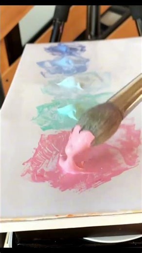 Acrylic painting tutorial on canvas painting snow scene Youtube Assistant Painting process takes you