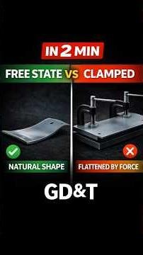 Free State in GD&T (2 Minute Explanation)