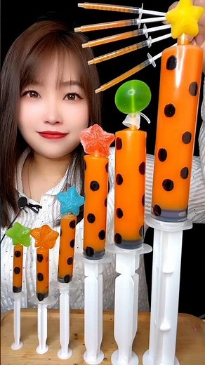 Jelly Emoji Eating Challenge 🍬 ASMR Candy Eating Sounds | Satisfying Shorts