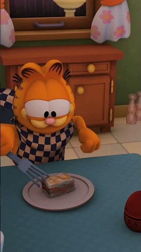 🥴 Not the best breakfast 🥴 #shorts #Garfield #cartoon #animation #thegarfieldshow