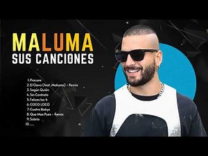 MALUMA Sus Grandes Exitos - Las 10 Mejores Canciones de MALUMA - Greatest Hits Latino Mix