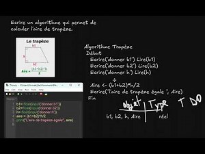 Algorithme et structure simple | niveau débutant