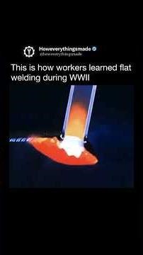 his 1942 instructional film shows flat-position welding taught with military-level discipline.