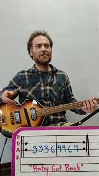 "Baby Got Back" Bass Lesson #bassguitar #lesson #babygotback #sirmixalot