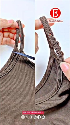 Camisole is Too Long! Easily Shorten it