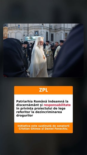 Patriarhia Română îndeamnă la discernământ și responsabilitate în privința proiectului de lege refer