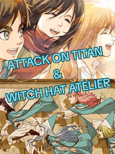 A quién más le recordó a AOT????🙉 capaz nada que ver pero sin leer el manga wow witch hat atelier tiene tanto potencial #witchhatatelier #animerecommendations #qifrey #aot #attackontitans