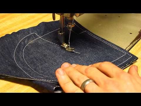 Pfaff 134 Sewing Demonstration - 4 & 8 Layers of Denim