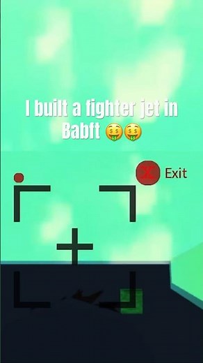 I built a fighter jet in babft🤑🤑
