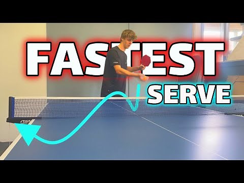 How to do the World’s FASTEST Table Tennis Serve