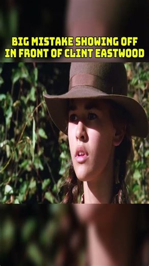 Big Mistake Showing Off In Front Of Clint Eastwood | Pale Rider (1985) #movie #stopbully #cowboys