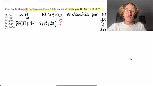 Calcul Thématique - PPCM - Question 11