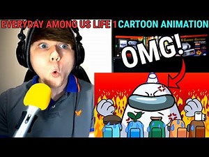 Everyday Among Us Life 1 | Cartoon Among Us Animation ‪@STAStudios‬ REACTION!