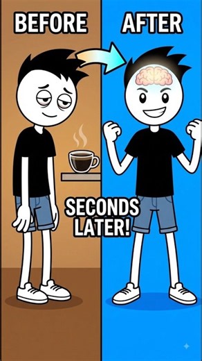 ☕ What Happens Inside Your Body After Your First Sip of Coffee? 🧠 Science Explained!