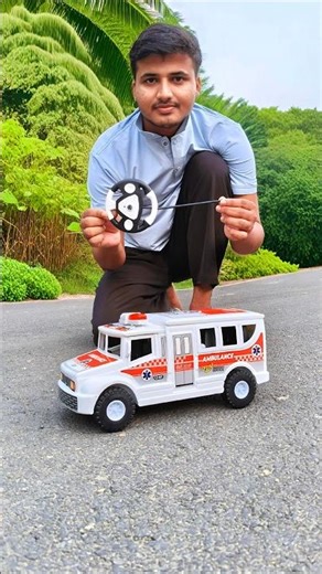 😱RC Remote Control City Ambulance 🚑Unboxing 🔥#Shortsfeed #trending ,
