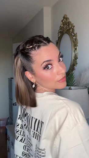 Cute and Easy Hairstyle Tutorial for Keeping Hair Out of Your Face