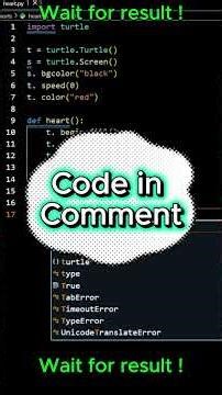 Python দিয়ে জাদুকরী আর্ট! ❤️🐍 #shorts #coding #mashiur_rahman_munna #python #art