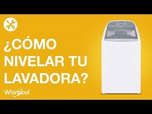 Whirlpool Washing Machines – Leveling