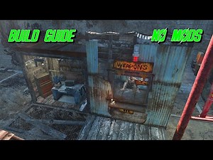 Raider weapons market stall - 15 min build FALLOUT 4 (no mods)