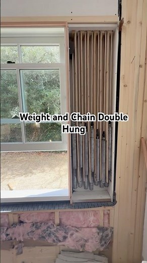 Weight and Chain Double Hung Windows #doublehung #windows