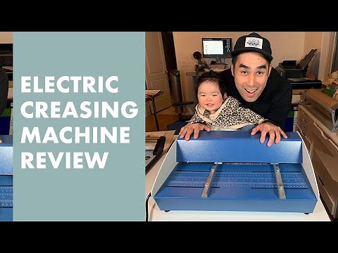 Electric Creaser Scorer Perforator 3 in1 Machine Review - Greeting Card Maker!