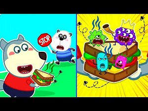 Don't Eat! Bad Germs on Bread! - Wolfoo Learns Safety Tips for Kids | Wolfoo Reup