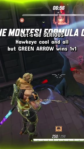 hawkeye in marvel rivals is a cool character but green arrow peak hero !! love marvel rivals tho #marvel #marvelrivals dc comics the best #dcccomics