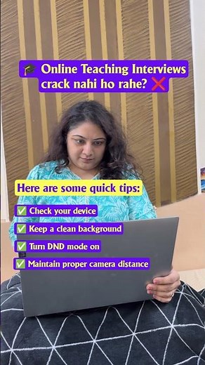 Tips for online teacher interview ❤️