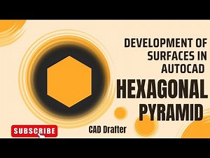 HEXAGONAL PYRAMID DEVELOPMENT OF LATERAL SURFACES
