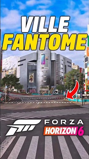 TOKYO CITY on FH6... a ghost town? 👻 #shorts #automobile #cars #gaming #forzahorizon #forza