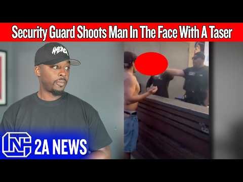 Security Guard Shoots Man In The Face With A Taser