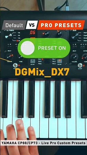 DanielGMix_DX7 — Custom PRO Presets for #YamahaCP88 #YamahaCP73 📲 Link Description👇🏻