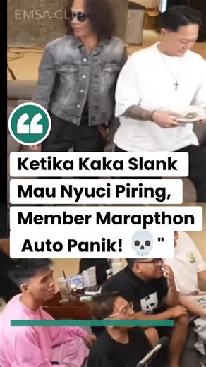 Ketika Kaka Slank Mau Nyuci Piring, Member Marapthon Auto Panik! 💀"#marathon#kakaslank #aaaclan