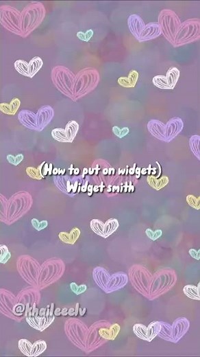 (HOW TO PUT ON WIDGETS) widget smith:)