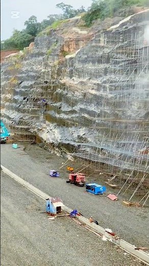 Rock Slope Stabilization and Rock Bolting Operations
