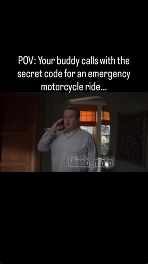 MissB on Instagram: "Sometimes you need a ride with your friends…ASAP so you use the emergency phrase. No questions asked, they just know. Movie 🍿 - Modern Family (season 8, ep 8) #motorcycle #instagram #ride #instagood #fyp"