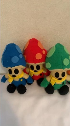 Fnaf Custom Mycelium Men Plushies! #fnaf #customplush #secretofthemimic #fyp #fivenightsatfreddys