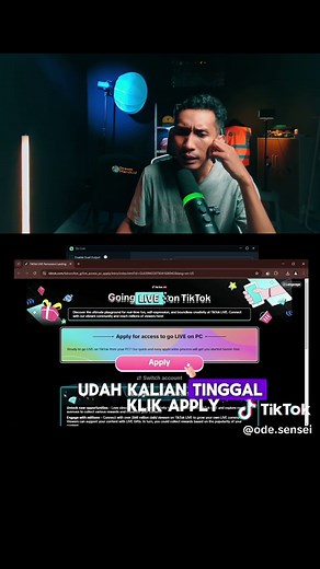 Cara Mengajukan Akses Live TikTok di Streamlabs