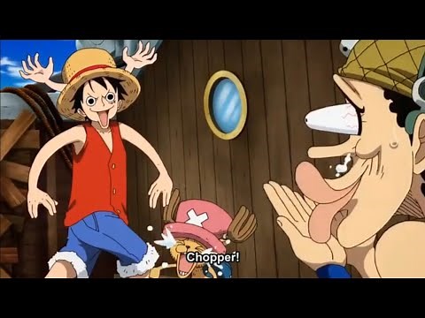 Luffy as Chopper,Luffy imitate Chopper One Piece Funny Scene 1080p